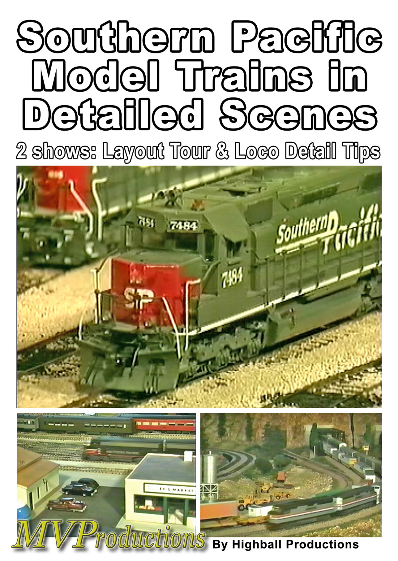 Southern Pacific Model Trains in Detailed Scenes Midwest Video Productions MVMRC 601577880059