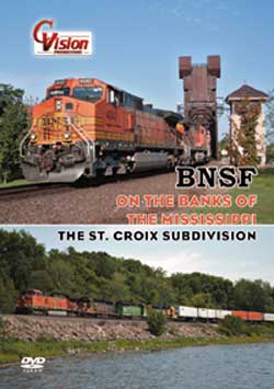 BNSF On the Banks of the Mississippi DVD C Vision Productions OBMDVD