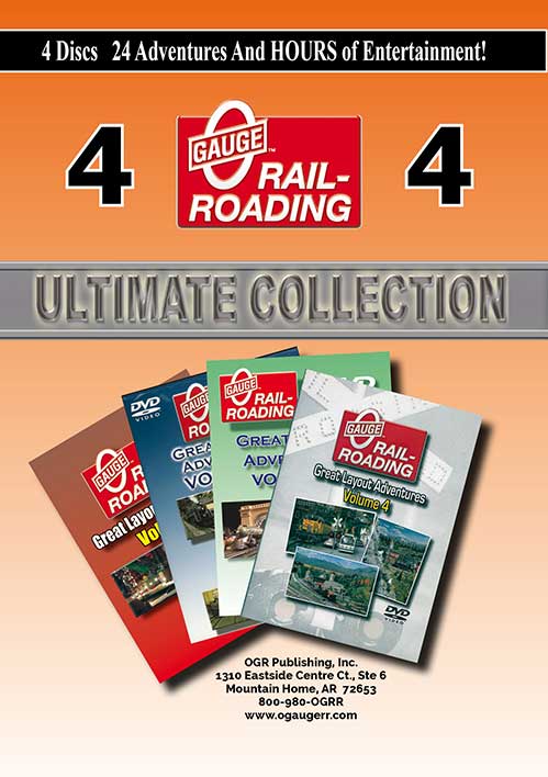 Great Layout Adventures Ultimate Collection 4 DVD Set OGR Publishing GLA-UC