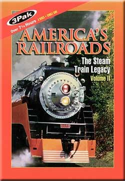Americas Railroads The Steam Train Legacy Volume 2 3-DVD Box Set Misc Producers 63253 011301632531