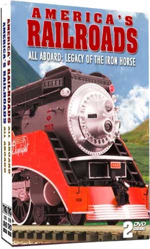 Americas Railroads - All Aboard: Legacy of the Iron Horse 2 DVD Set Misc Producers 67705 011301677051