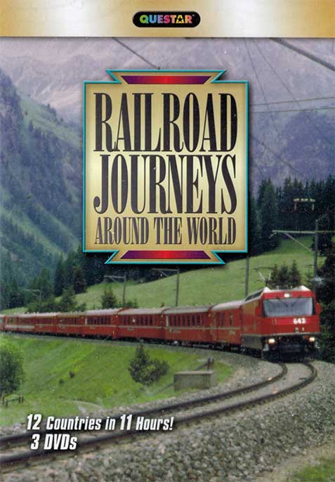 Railroad Journeys Around the World 3 DVD Set 11 Hours Misc Producers QD8169 033937081699