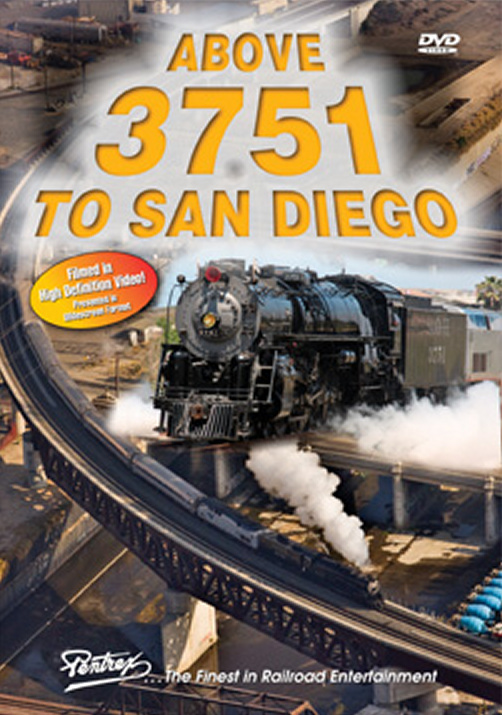 Above 3751 to San Diego DVD Pentrex A37SD-DVD 748268005305