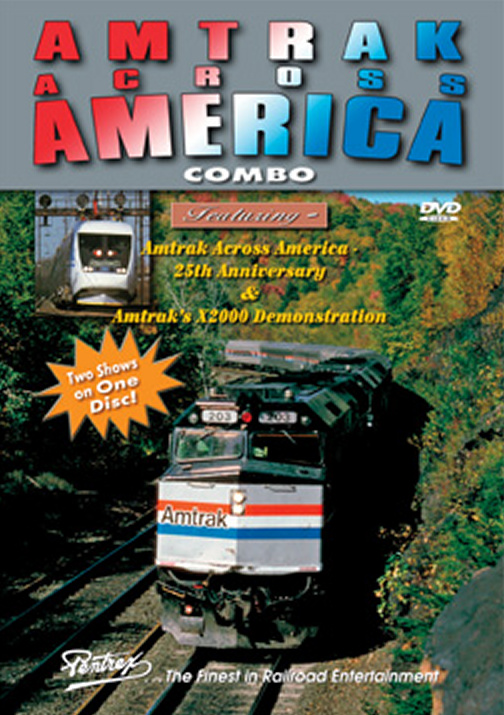 Amtrak Across America Combo DVD Pentrex AMTRX-DVD 748268005688