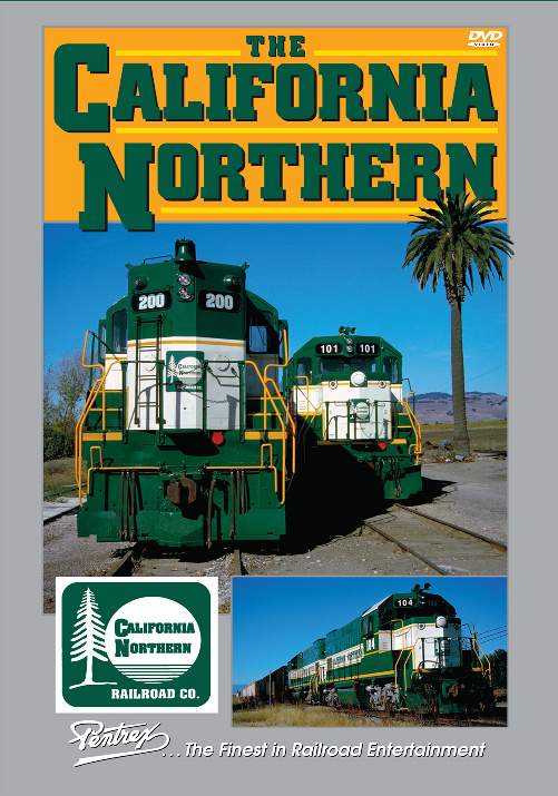 California Northern Railroad DVD Pentrex CALNOR-DVD 748268005916