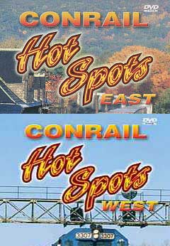 Conrail Hot Spots 2-DVD Set East and West Pentrex CRHOT-SET