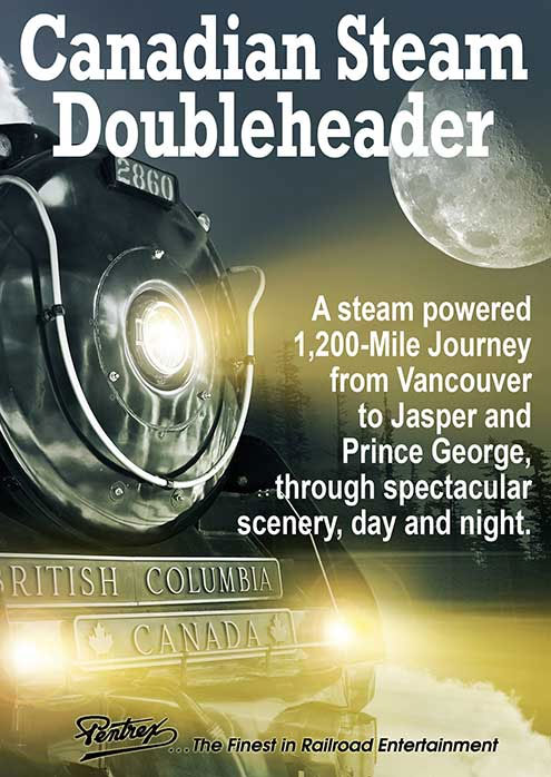 Canadian Doubleheader Steam DVD Pentrex CANSTEAM-DVD