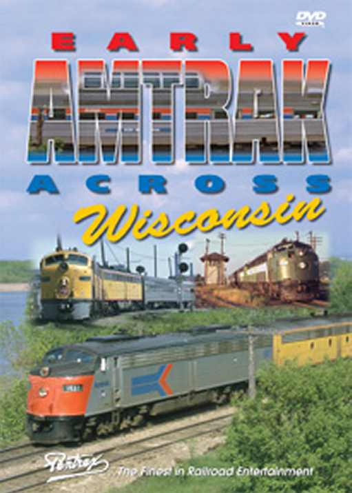 Early Amtrak Across Wisconsin DVD Pentrex EWISC-DVD 748268004926