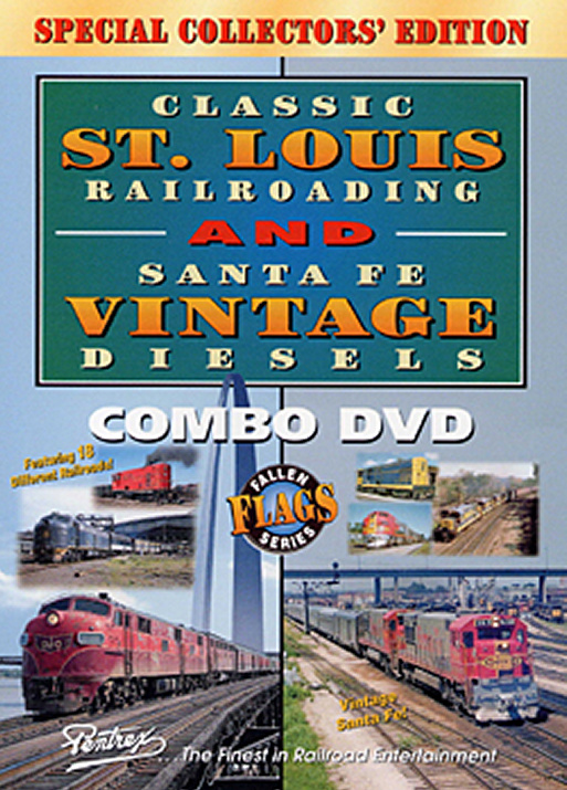 Classic St. Louis Railroading - Santa Fe Vintage Diesels - Combo DVD Pentrex FFS14-DVD 748268004063