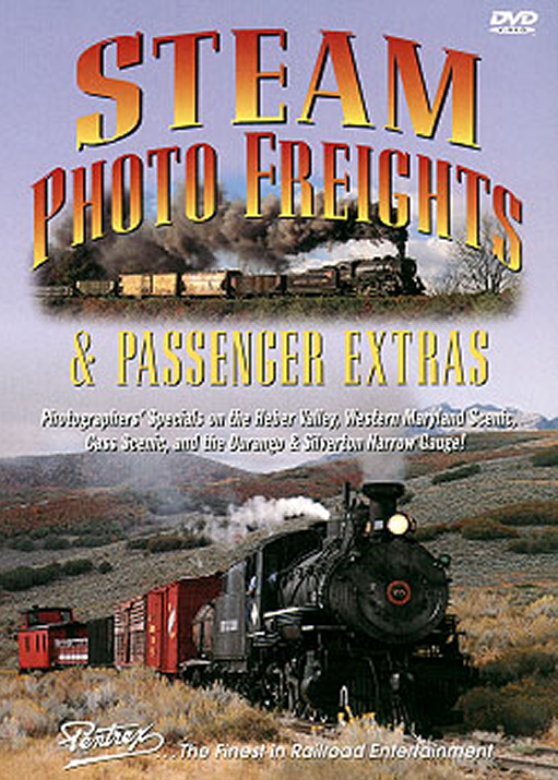 Steam Photo Freights & Passenger Extras DVD Pentrex FPX-DVD 748268003813