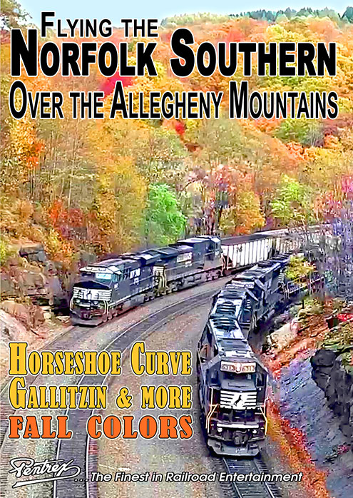 Flying the Norfolk Southern Over the Allegheny Mountains DVD Pentrex FLYNS-DVD