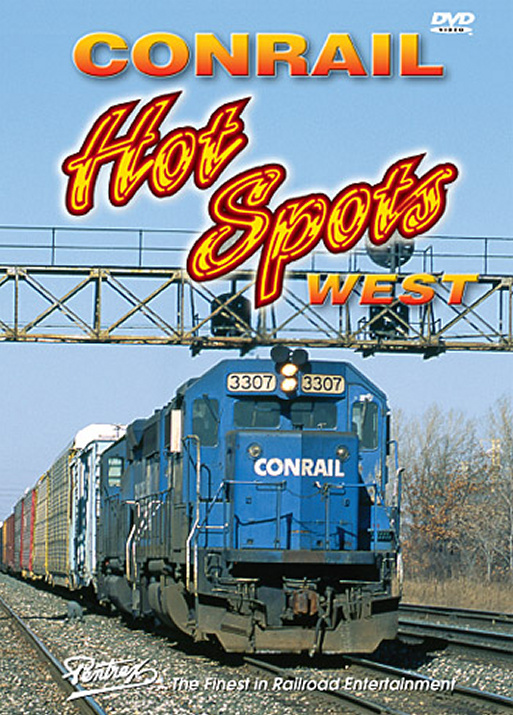 Conrail Hot Spots West DVD Pentrex HSWEST-DVD 748268004766