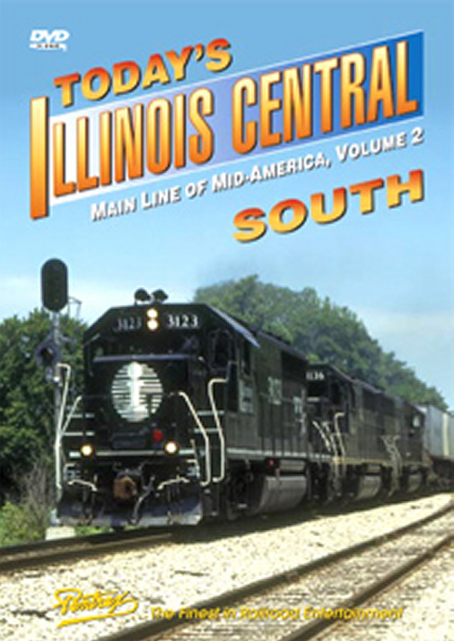 Todays Illinois Central South DVD Pentrex ICS-DVD 748268005053