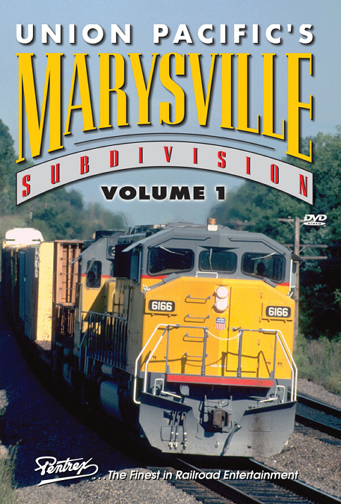 Union Pacifics Marysville Subdivision Volume 1 DVD Pentrex MVS1-DVD 746268006036