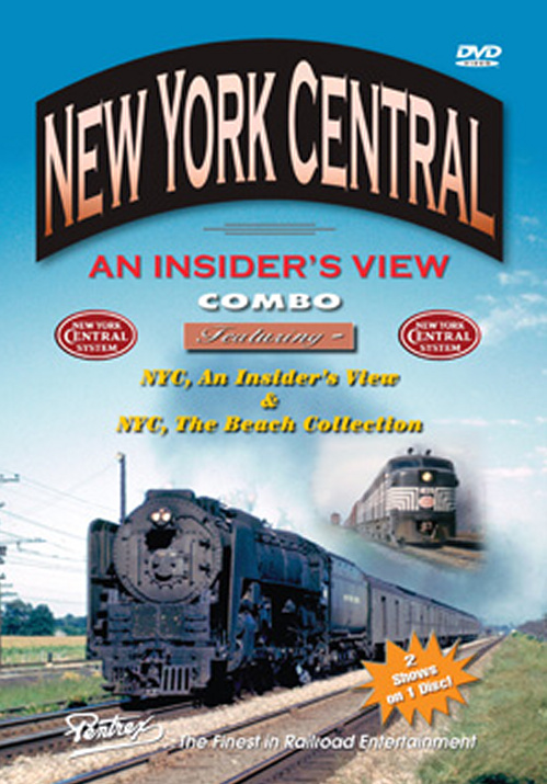 New York Central - An Insiders View Combo DVD Pentrex NYCENT-DVD 748268005817