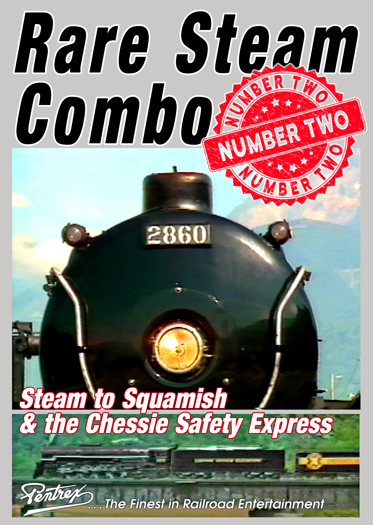 Rare Steam Combo 2 Steam to Squamish and 614 Chessie Safety Express DVD Pentrex RSC2-DVD