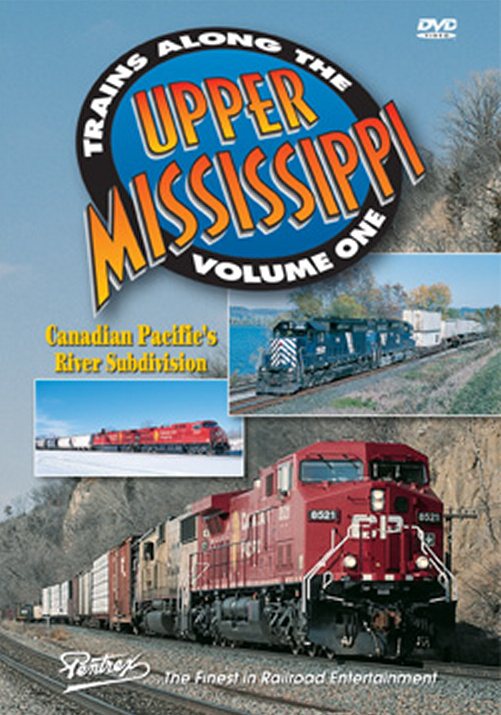 Trains Along the Upper Mississippi Vol 1 DVD Pentrex TAUM1-DVD 748268005329