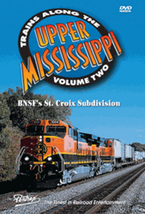 Trains Along the Upper Mississippi Vol 2 BNSF St Croix Sub DVD Pentrex TAUM2-DVD 748268005947