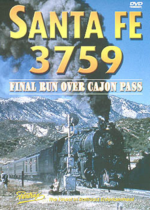 Santa Fe 3759: Final Run Over Cajon Pass DVD Pentrex VR035-DVD 748268004285