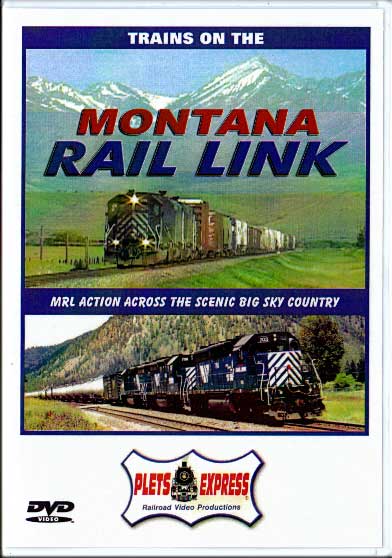 Trains on the Montana Rail Link DVD Plets Express 051MRL