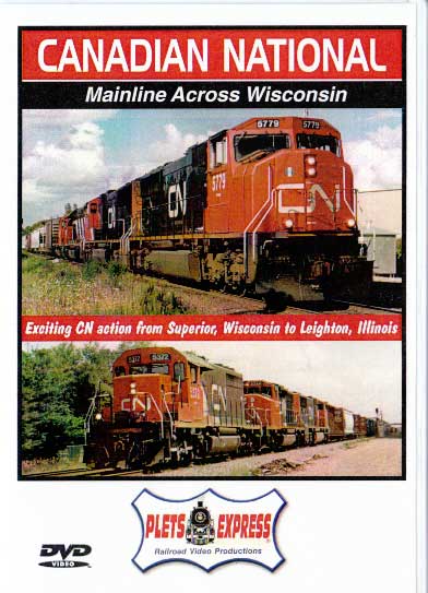 Canadian National Mainline Across Wisconsin Plets Express 056CNW1