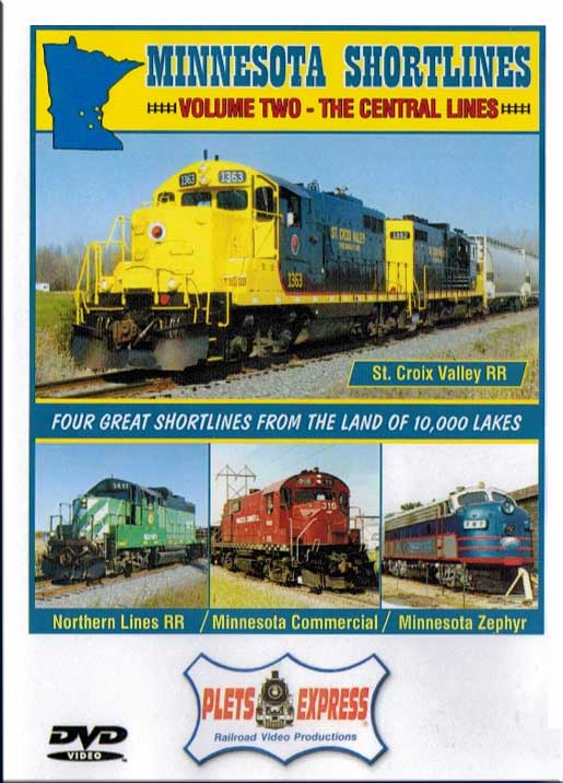 Minnesota Shortlines Volume 2 - The Central Lines DVD Plets Express 087MNS2 753182980867