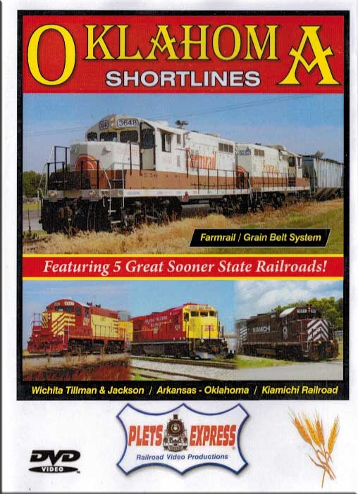 Oklahoma Shortlines Featuring 5 Great Sooner State Railroads! DVD Plets Express 093OKSL