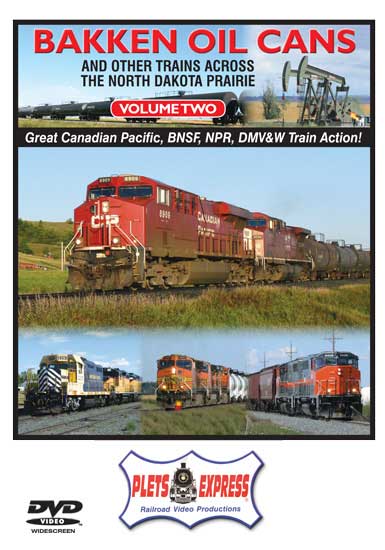 Bakken Oil Cans - Volume 2 and Other Trains Across the North Dakota Prairie DVD Plets Express 101BOC2