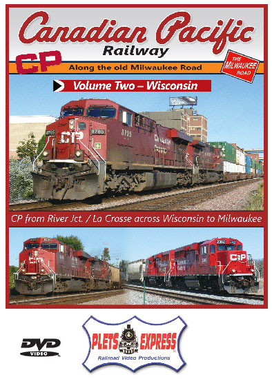 Canadian Pacific Railway Volume 2 Wisconsin DVD Plets Express 109CPRW2