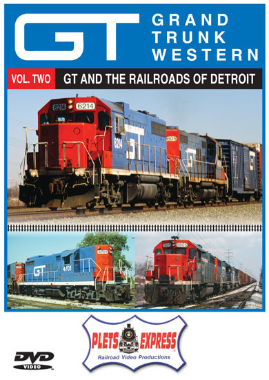 Grand Trunk Western Vol 2 Across Michigan DVD Plets Express 122GTW2