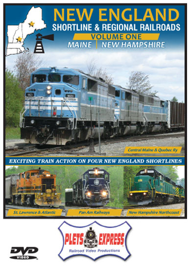 New England Shortline & Regional Railroads Vol 1 Maine - New Hampshire DVD Plets Express 114NESL1D