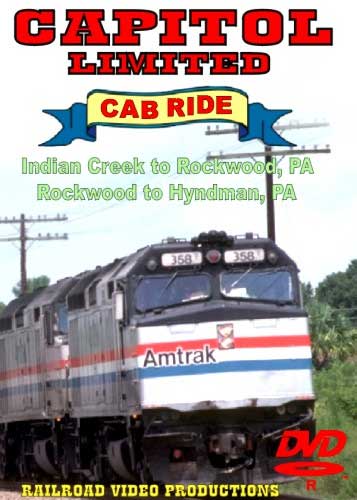 Amtrak Capitol Limited Cab Ride DVD Part 5 & 6 Indian Creek to Rockwood to Hyndman Railroad Video Productions RVP20EFD