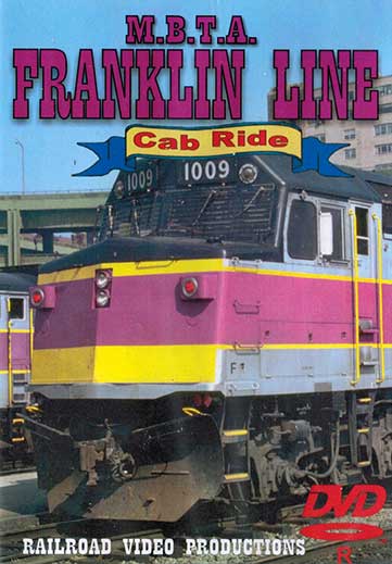MBTA Franklin Line Cab Ride DVD Railroad Video Productions RVP36-130D