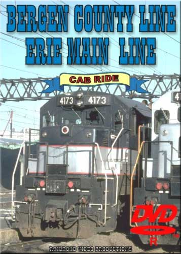 Bergen County Line & Erie Main Line Cab Ride DVD Railroad Video Productions RVP60-61D