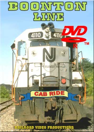 Boonton Line Cab Ride DVD Railroad Video Productions RVP68D