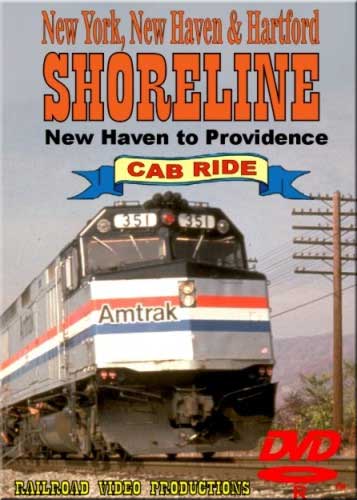 Amtrak Shoreline Cab Ride DVD New Haven to Providence Railroad Video Productions RVP9-1D
