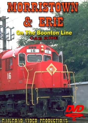 Morristown & Erie on the Boonton Line Cab Ride DVD Railroad Video Productions RVP94D