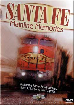 Santa Fe Mainline Memories DVD Railway Productions Railway Productions ATSFDVD 616964105073