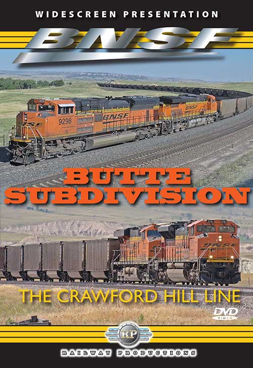 BNSFs Butte Subdivision - The Crawford Hill Line DVD Railway Productions BUTTEDVD