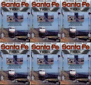 Cab Ride Along the Santa Fe Trail Part 1-6 6-disc Set! Railway Productions SFTRAILSET