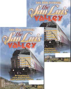 Cab Ride Through the San Luis Valley 2-DVD Set Alamosa to Sierra - Alamosa yp Atomito Railway Productions SLVCABSET