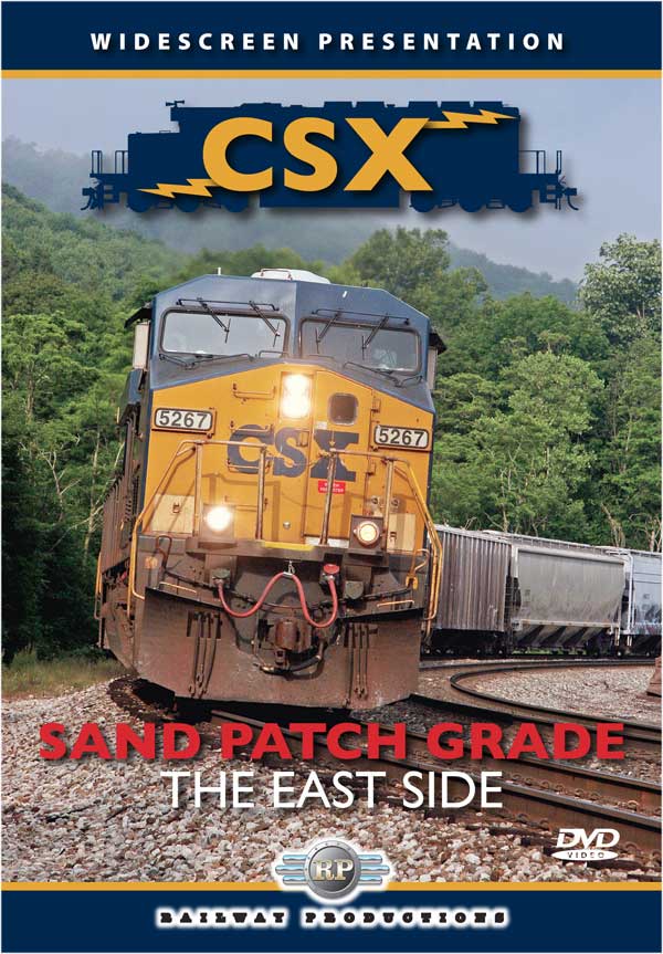 CSX Sand Patch Grade - The East Side DVD Railway Productions SPEDVD 616964052674