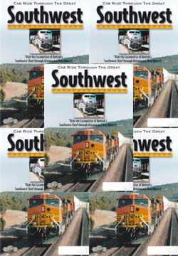 Cab Ride Through the Great Southwest 5-DVD Set Kingman AZ to Albuquerque NM Railway Productions SWDVDSET
