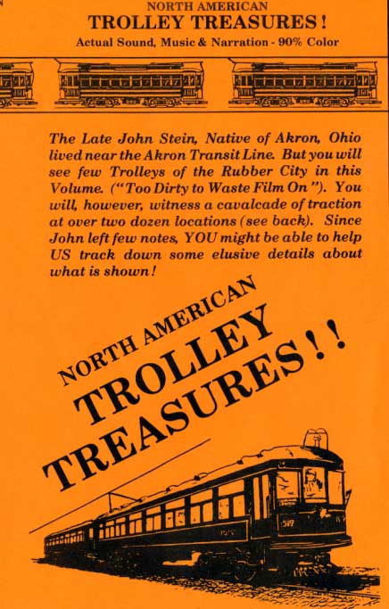 North American Trolley Treasures DVD Revelation Video RVQ-NATT