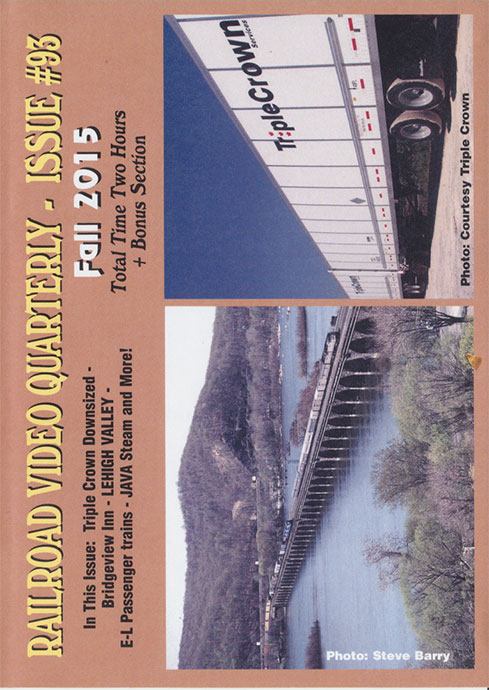 Railroad Video Quarterly Issue 93 Fall 2015 DVD Revelation Video RVQ-Q93