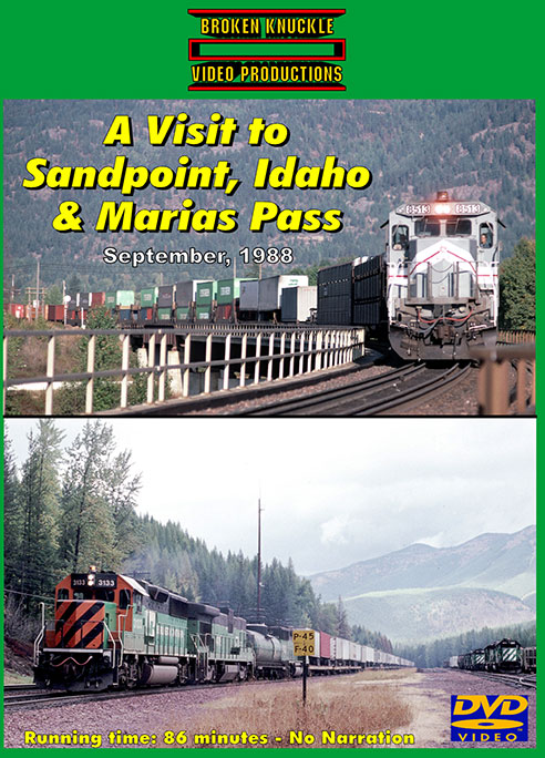 A Visit to Sandpoint Idaho and Marias Pass DVD Broken Knuckle Video Productions BKSPMP-DVD