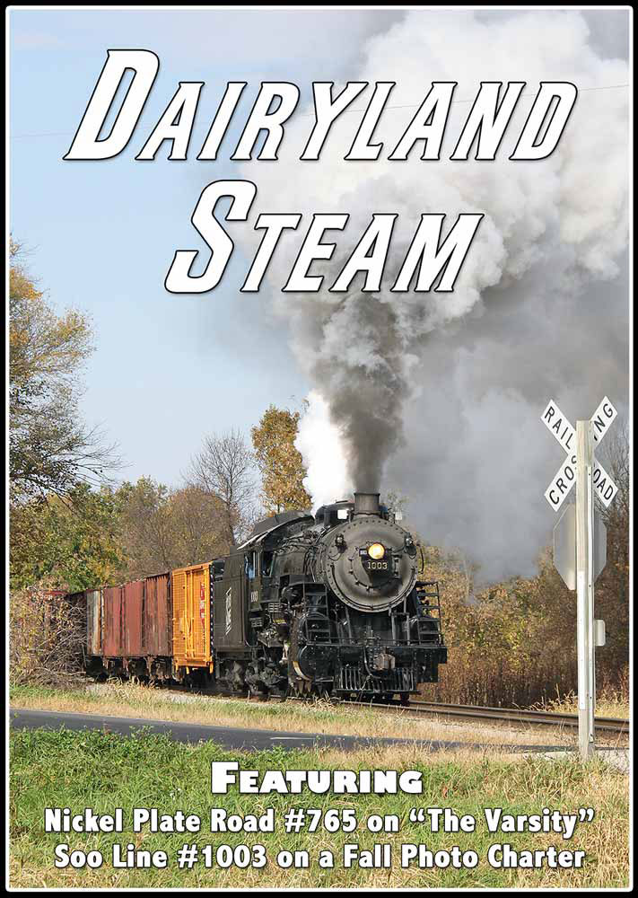 Dairyland Steam Featuring NKP 765 and SOO 1003 DVD Steam Video Productions SVP-DSDVD