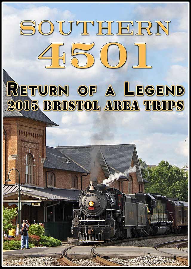 Southern 4501 - 2015 Bristol Area Trips DVD Steam Video Productions SVP4501DVD