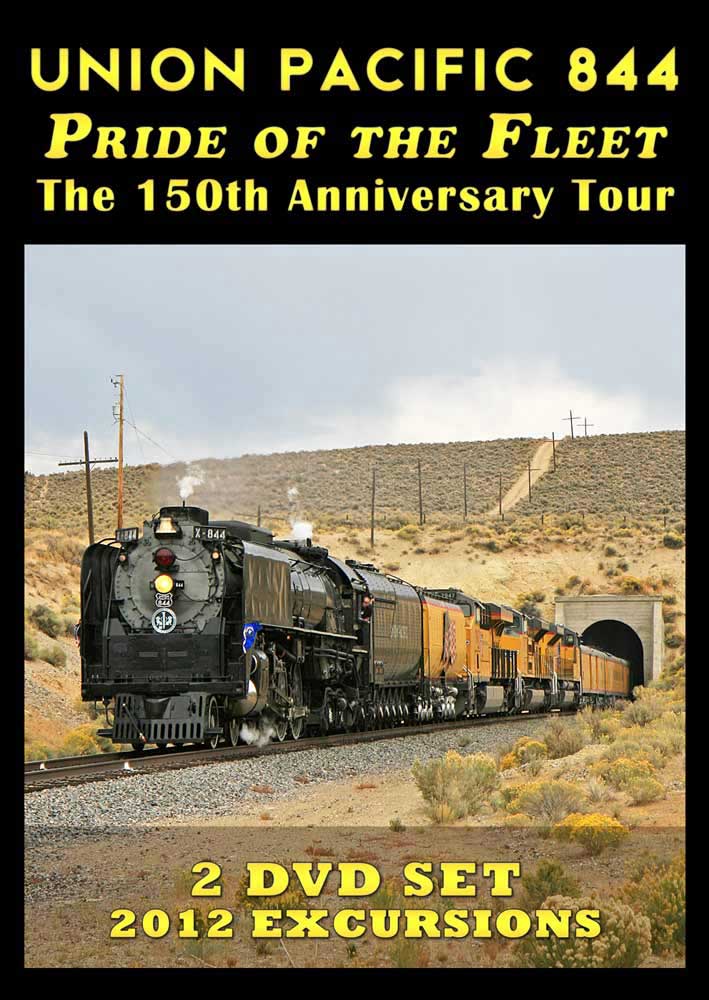 Union Pacific 844 Pride of the Fleet 150th Anniversary Tour 2 Disc DVD Steam Video Productions SVP844PDVD