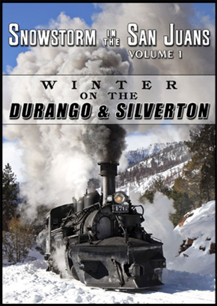 Snowstorm in the San Juans Vol 1 Winter on the Durango & Silverton 2-Disc DVD Steam Video Productions SVPSSJ1D